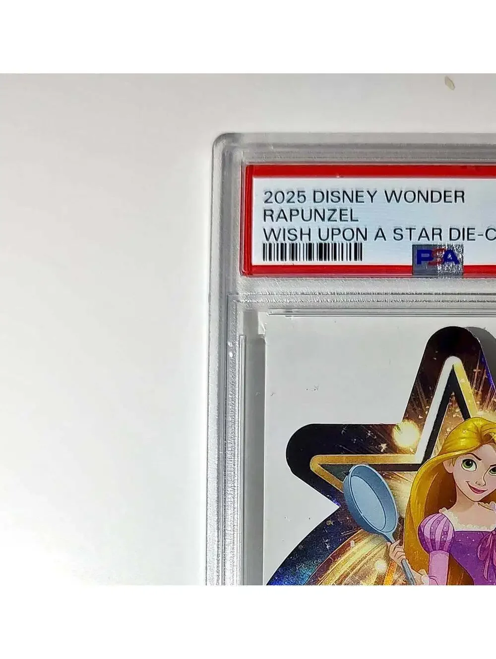 Rapunzel 2025 Topps Chrome Disney #W-16 Wish Upon A Star Die Cut Tangled PSA 9